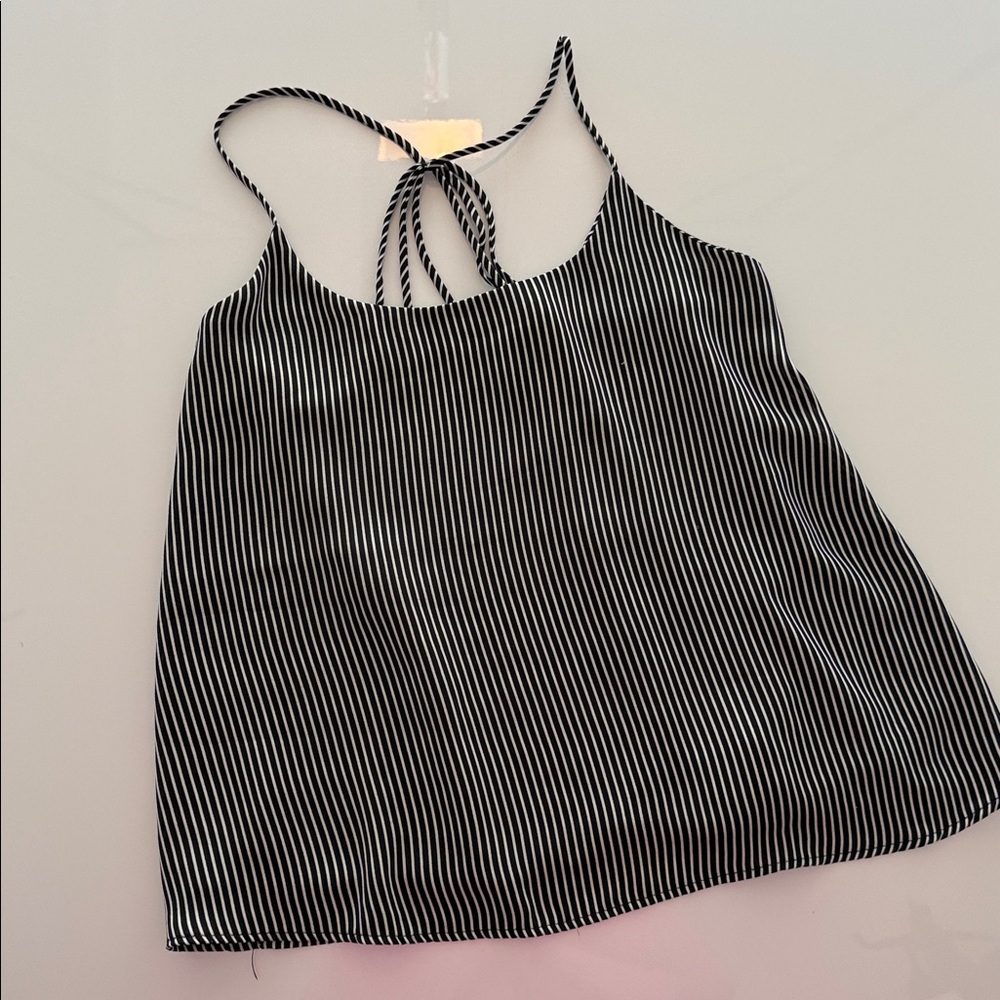 Lily White Black and White Striped Camisole